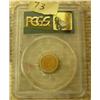 Image 1 : 1854 US $1 gold piece type 2 very fine condition professionally graded made 783943 (154)