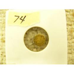 1878 California quarter ounce gold coin (154)