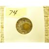 Image 1 : 1878 California quarter ounce gold coin (154)