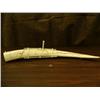 Image 11 : 26.5" old scrimshawed ivory tusk by Robert Sebwenna bottom has map of Siberia and coast of Alaska fr