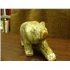 Image 3 : Soapstone bear by Michael Scott 10" walking brown bear 527F (2)