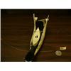 Image 7 : 8.5" caribou jaw and baleen sled with seal hide kayak (152)