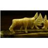 Image 3 : CHOICE on 3: Pair of 2" ivory bull moose mounted on whale bone base 4" long (2)