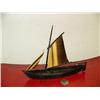 Image 3 : CHOICE on 2 Baleen single masted ships with white on sails: 6-1/2" tall, 6" wide by George Imeroan o