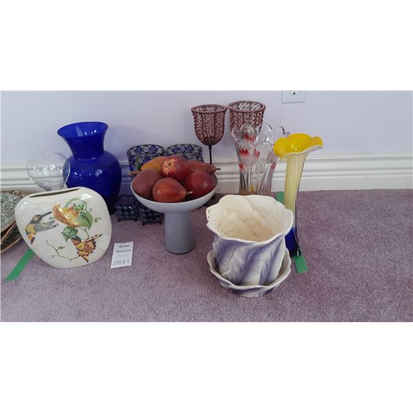 Glass Vases, Candleholder A