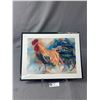 Image 1 : Ltd Ed 99/500 "Pretty Boy" Floyd Rooster Print By A.J West. Approx.11" x 11"