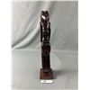 Image 1 : First Nations Wood Totem Carving By Earl G. Approx. 14" H