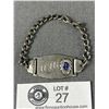 Image 2 : Vintage Sterling Silver RCNVR Identification Bracelet