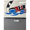 Image 2 : 1999 "Canada Goose" Painting By First Nations Artist Ben Houstie, Waglisla B.C. Approx. 17" x 14"