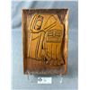 Image 1 : First Nations Wood Carved Eagle By D. Wesley. Approx.. 10" x 7"