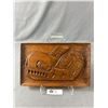 Image 1 : First Nations Wood Carved Orca By D. Wesley. Approx. 11 1/2" x 7 1/4"