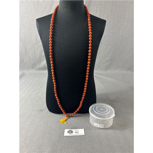 Genuine Natural 108 Beads Rudraksha MSRP $1500.00