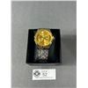 Image 1 : NIB Binbond Silver & Gold Toned Mens Date Watch