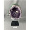 Image 1 : 8.20Kg Amethsyt w/Calcite On Stand MSRP $2500.00 14" x 9"