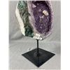 Image 2 : 8.20Kg Amethsyt w/Calcite On Stand MSRP $2500.00 14" x 9"
