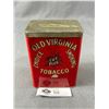 Image 1 : Vintage Old Virginia Tobacco Tin w/ Lid