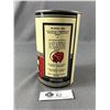 Image 2 : Custom Re-Wrapped (Not Original) Red Indian Motor 1 Gallon Oil Tin w/Contents