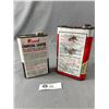 Image 2 : Vintage Charcoal Lighter Tins - Wizard & Texaco