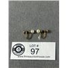 Image 2 : Anitque 1/20 12k Genuine Pearl Earrings