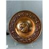 Image 2 : Vintage 10" Embossed Copper Plate- Made in Holland & Hand Painted Wood Horse
