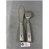 Image 2 : Antique Large Fish Fork & Knife Servers HA EA FA