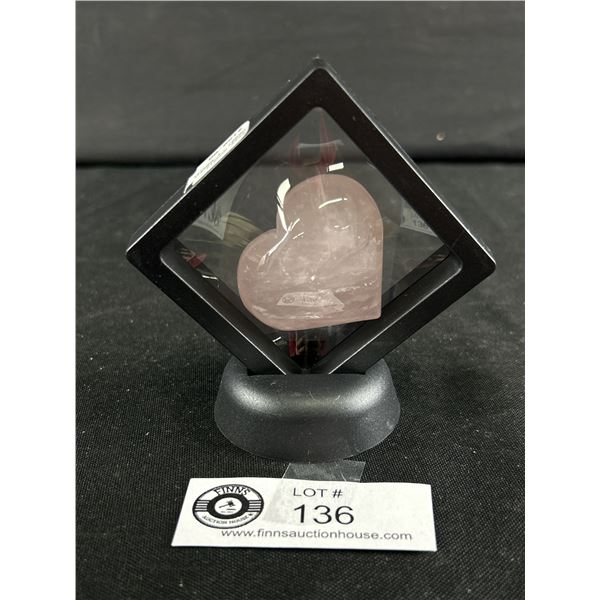 Rose Quartz Heart (Brazil) MSRP $180.00