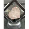 Image 2 : Rose Quartz Heart (Brazil) MSRP $180.00