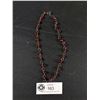 Image 1 : Vintage Garnet Necklace 17"-18.5" L