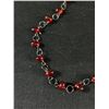 Image 2 : Vintage Garnet Necklace 17"-18.5" L