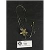 Image 1 : Vintage Flower Slider Necklace