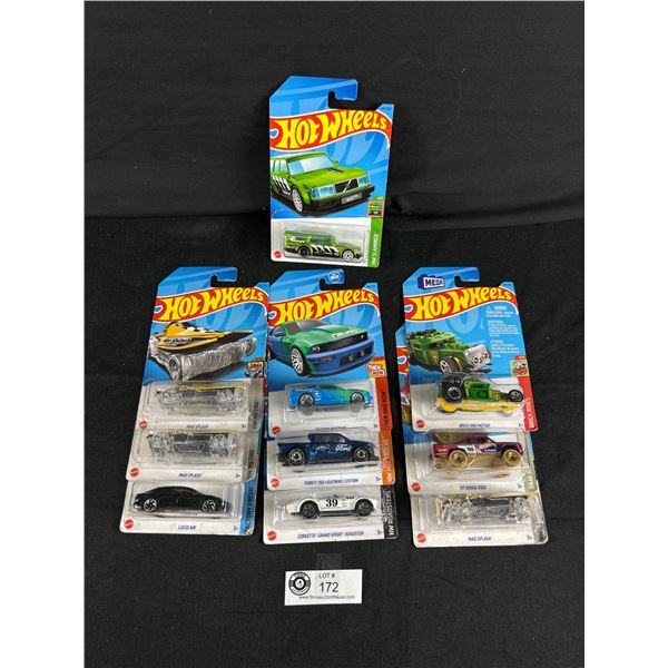 Assortment Of 10 New Collectible HotWheels In Original Packaging