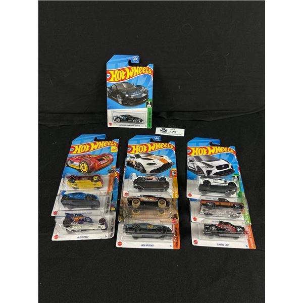 Assortment Of 10 New Collectible HotWheels In Original Packaging