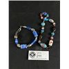 Image 1 : Vintage Art Glass Beads Bracelet & Anklet