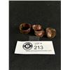 Image 1 : 4 Vintage Copper Ring Bands