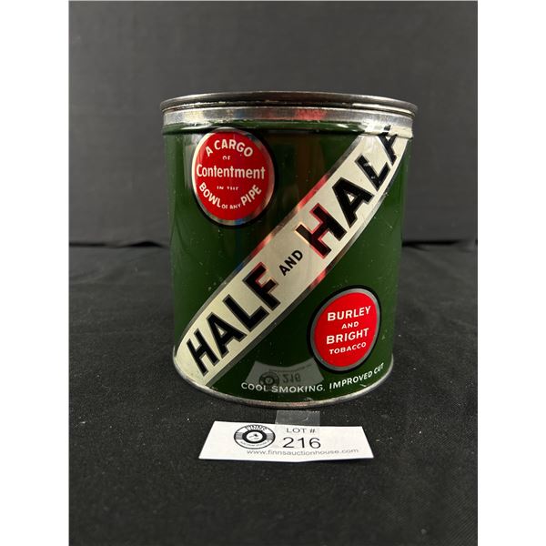 American Tobacco Co. Half And Half Tobbaco/Pipe Tin