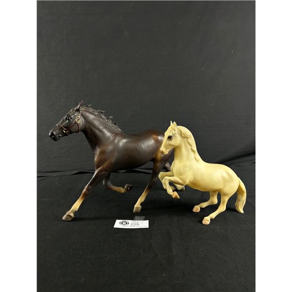 2 Breyer Horses -  1975 #620 Lipizzan Stallion &  Brown Pacer