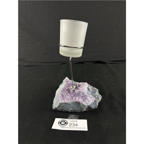 Amethsyt Candle Holder MSRP $600.00