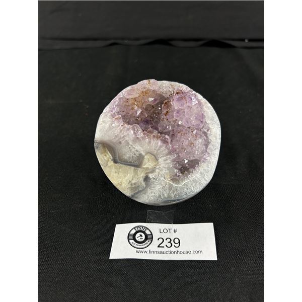 Amethyst w/ Calcite Sphere 0.60Kg Brazil. MSRP $680.00