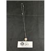 Image 1 : Antique Sterling Heart Locket & Chain