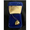 Image 2 : Antique Gold Heart Necklace
