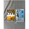 Image 1 : 2 Concert Billboards - The Beach Boys & Bruce Springsteen Live. Approx. 11" x 17" each