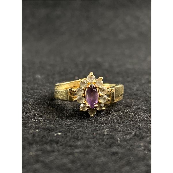 Lovely Amethyst Ring Size 5.25