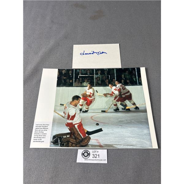 Toronto Maple Leafs Great Dave Keon Cut Autograph