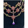 Image 2 : Beautiful Vintage Rhinestones Choker Necklace