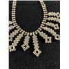Image 2 : 2 Vintage Rhinestone Choker Necklaces Original Patina in Good Conditions