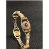 Image 2 : Lovely Gold Plated Rhinestones Bangle Bracelet