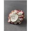 Image 3 : Marked 0761/2 Italy Porcelain Flower Basket & Delicate Perfume Bottle Approx. 6 1/2" H