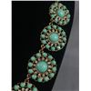 Image 2 : Lovely Vintage Turquoise Color Glass Stones Necklace