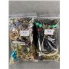 Image 2 : 3 Bags of Old Costume Jewelry & Parts