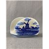 Image 1 : Vintage Porcelain Delft Blue Handpainted Holland Napkin Holders